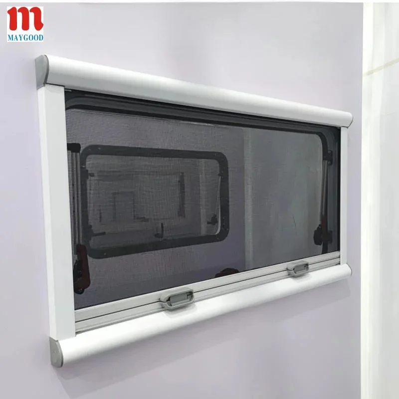 Right Angle Flat Outward RV Window Easy Install Ventilation Daylight Side Window