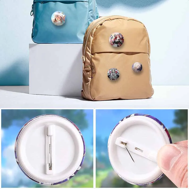 بقاء لعبة الهوية الخامس بروش مستدير إيما وودز لوكا كلارك سير الكرتون شارة الملابس حقيبة قبعة دبابيس المجوهرات المشجعين هدية تذكارية