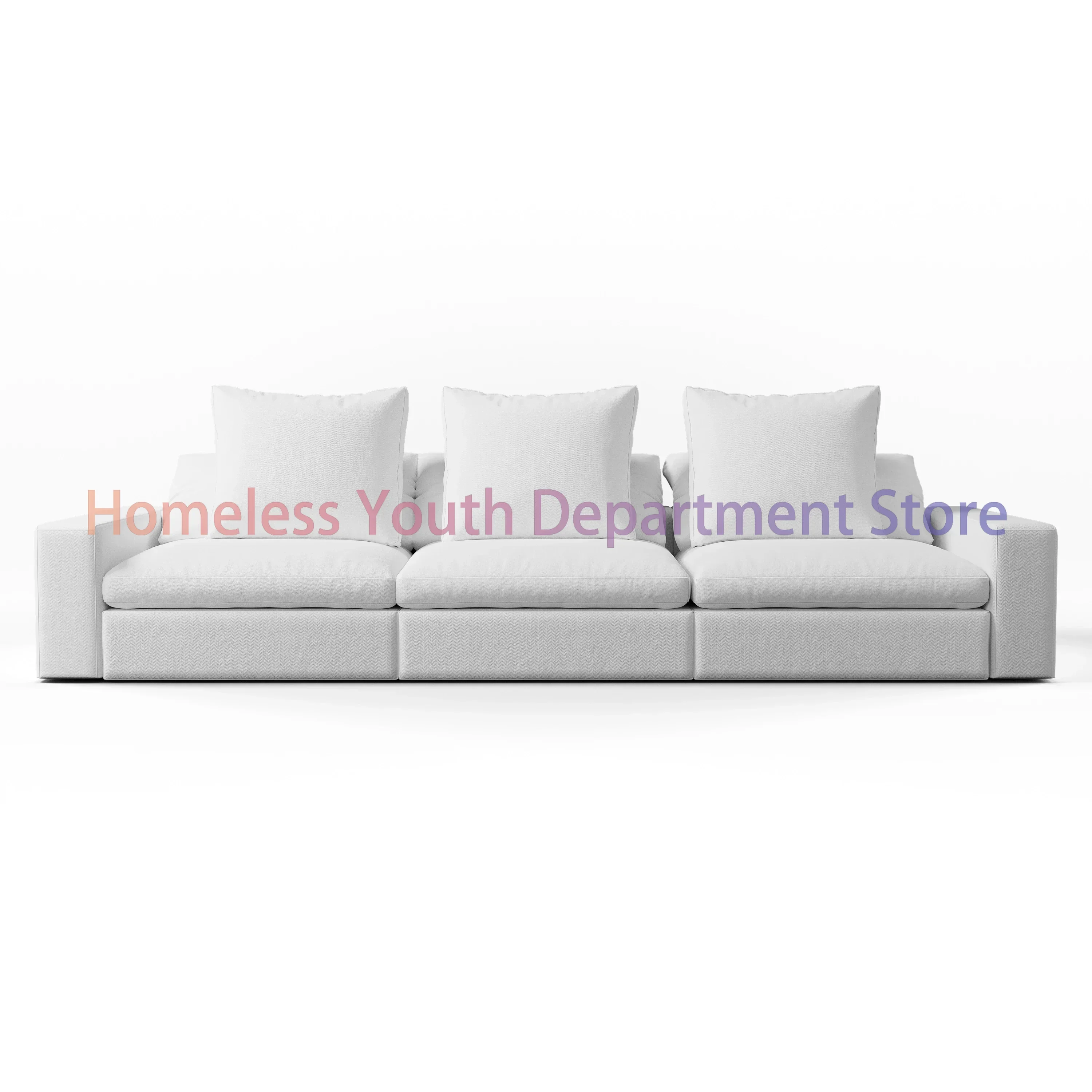 Modern 3 Seater Sofa Cloud Living Room Modular Sofas European Design Nordic Puffs Sofa Home Furniture Comfortable Lounge Chairs