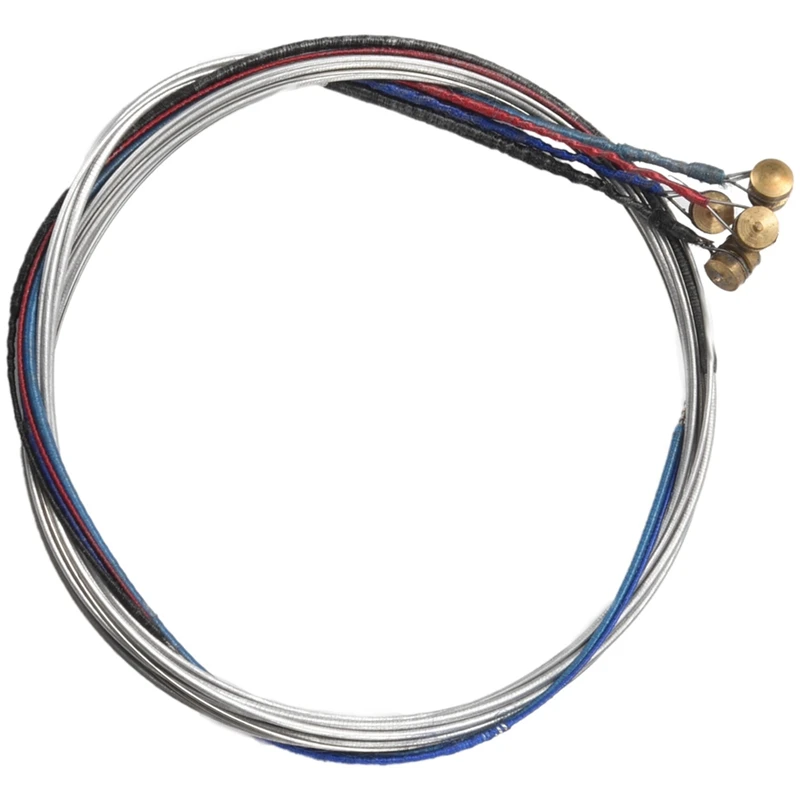 سلسلة الكمان V68 2 مجموعة سلاسل الكمان 16 قطعة E A D G لـ 1/8 1/4 1/2 3/4 4/4 الحجم المشترك