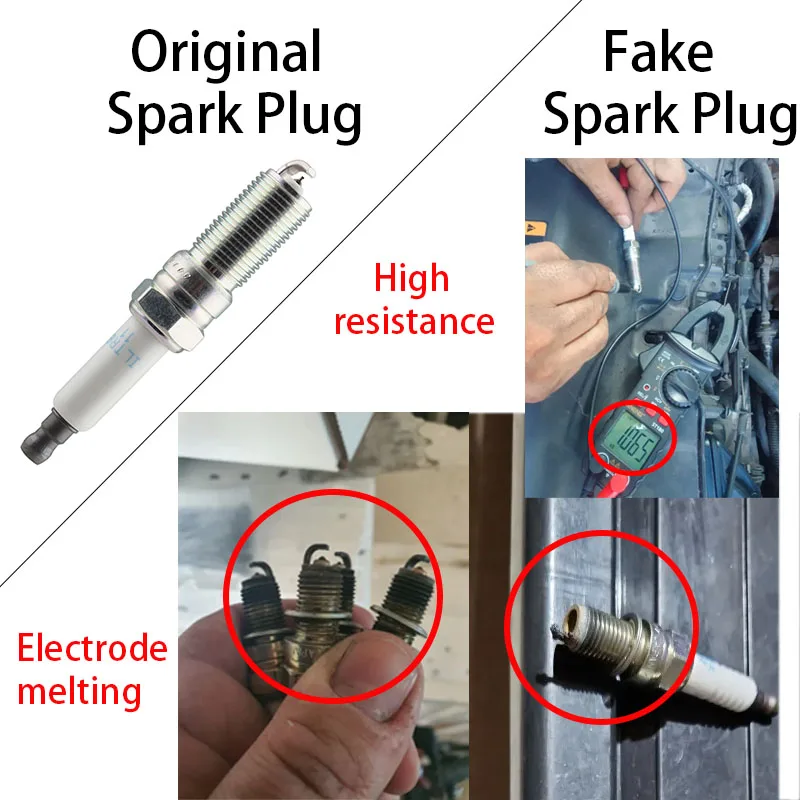 4/6P 90117 ILTR6E11 NGK Spark Plug Iridium Platinum for CHEVROLET EQUINOX IMPALA CADILLAC ATS CTS SRX XTS GMC CANYON BUICK GL8