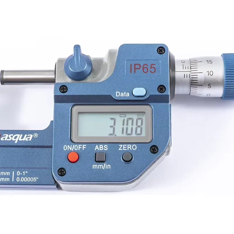 Brand For LCD Screen 0-25mm Micrometer Inch-Metric Conversion IP65 Digital Micrometer Measurement Electric Outside Micrometer