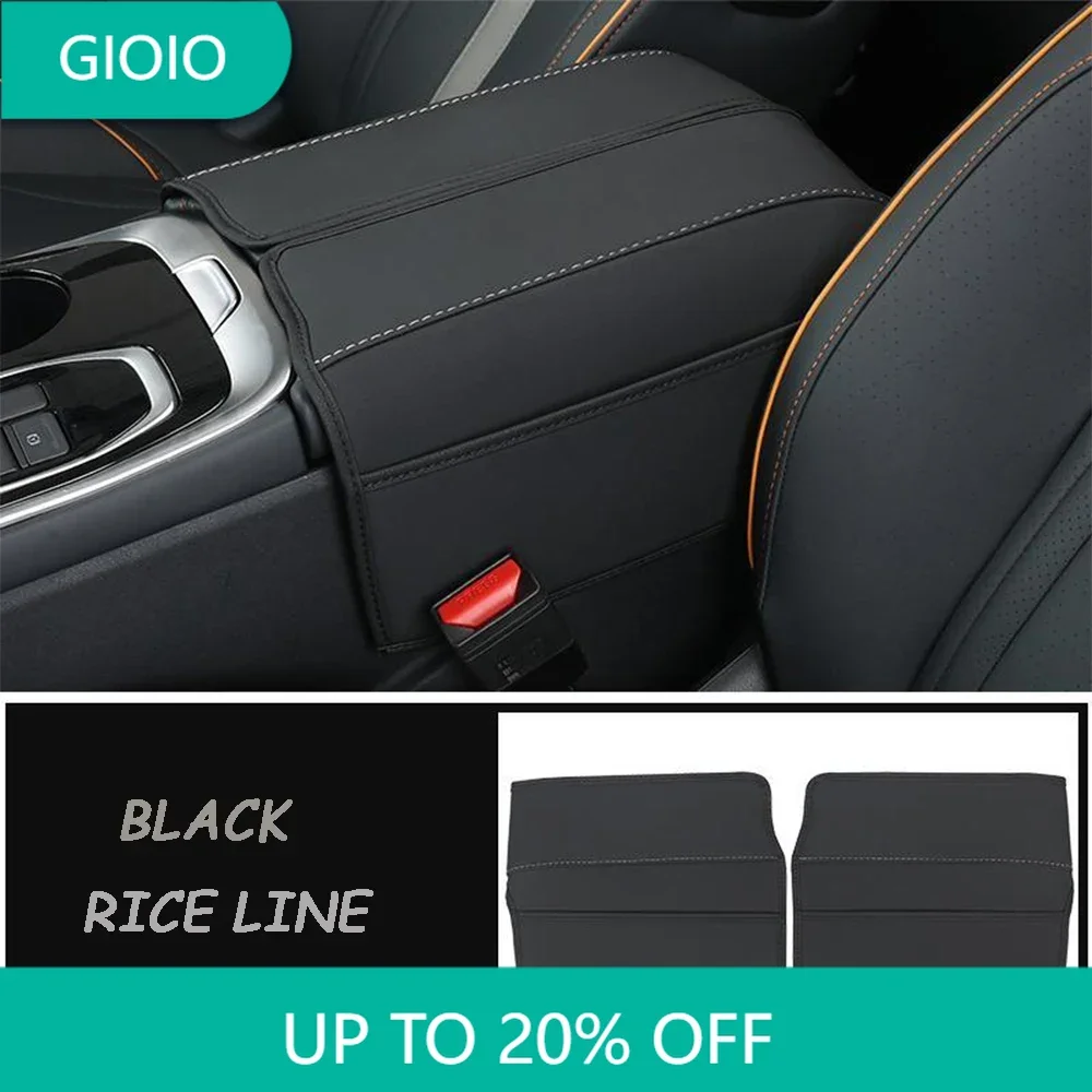 

For FORTHING Yacht 2022 2023 2024 Car Armrest Storage box cover trim protective Frame Auto Leather interior Accessories