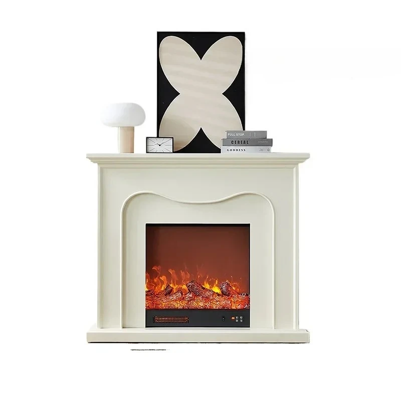 

Французский камин, декоративный шкаф, кремовый ветер, имитация огня, электронный камин, основная настройка дома