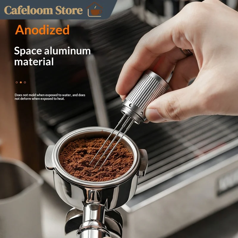 Coffee Plus Linglong Wdt Needle Espresso Coffee Powder Distributor Stirrer For Evenly Breaking Coffee Clumps Home Barista Use