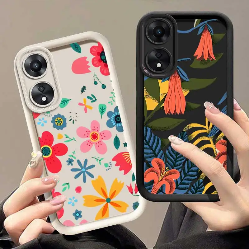 A78 Colorful Rainforest Sky Eye Ladder Phone Case For OPPO A98 A96 A95 A94 A93 A92 A91 A83 A79 A77 A76 A74 A73 A72 A58 A57 A55