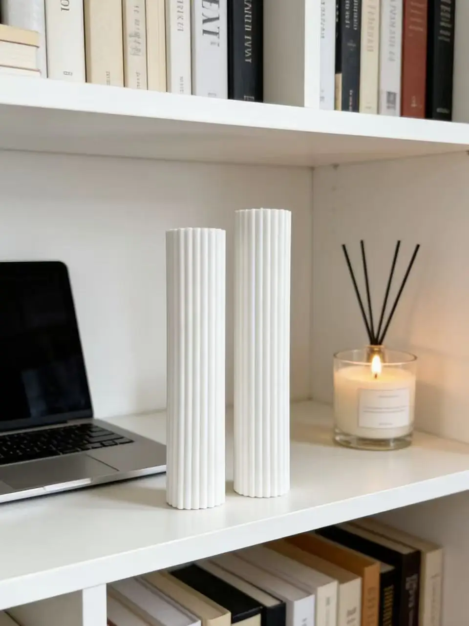 3MM X L30/25/22/23/15CM Premium White Fibre Sticks for Home Reed Diffuser, Essential Oil Rattan Sticks for Home Decor