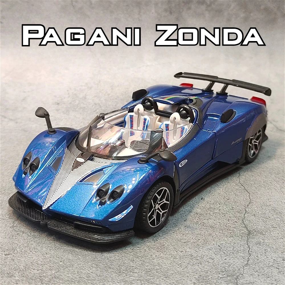 1:32 Pagani Zonda Huayra BC Toy Sports Car Model Alloy Diecast Exquisite Interior Doors Opened Vehicles Models Collection Gifts