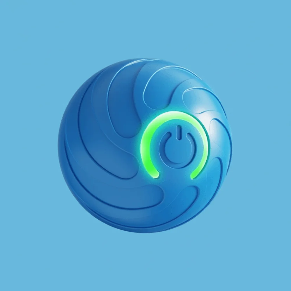 

USB Rechargeable Smart Dog Ball Bite Resistant Gravity Jump Automatic Rolling Ball Chew Resistant Bouncing Design Moving Ball