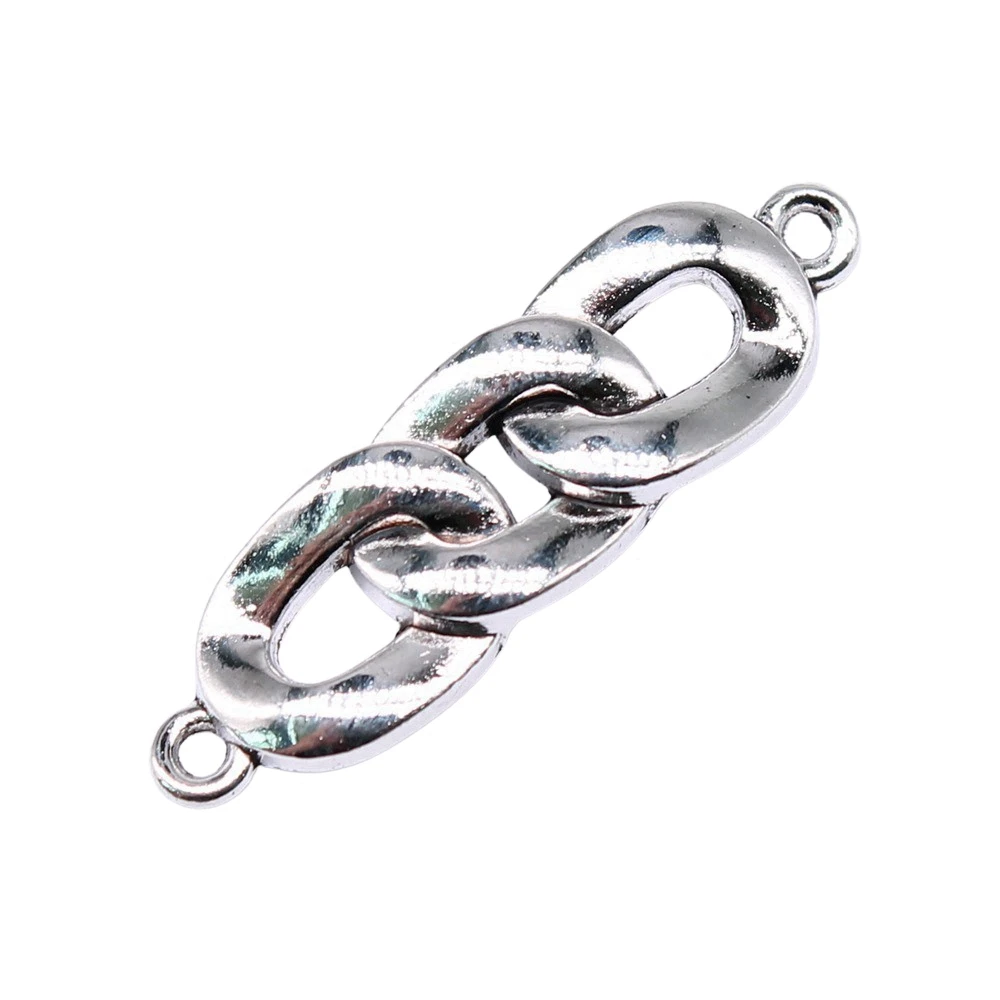 Car Accessories Chain Link Charms Vintage Jewelry 34x10mm 10pcs