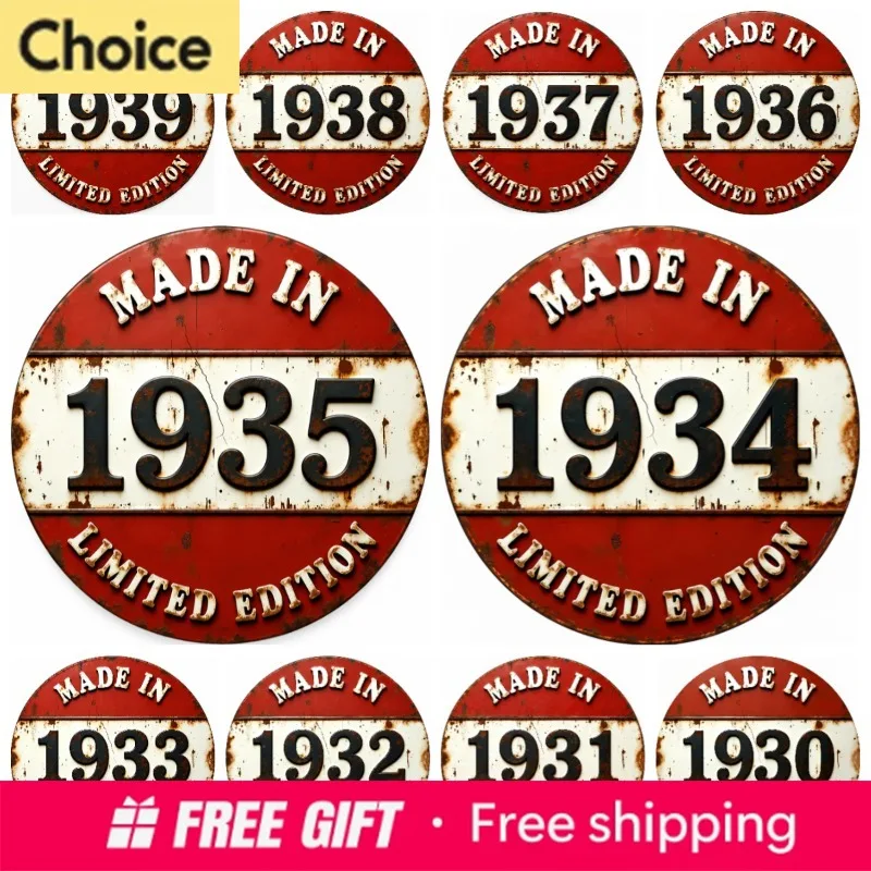 Vintage Telegraph Iron Circular 1930-1959s Communication Theme Decorative Office Hobby Collectible Gift