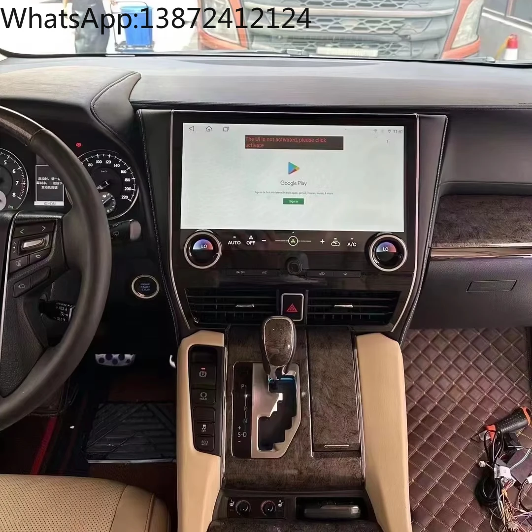 

15" Android 13 System Car DVD Player for Toyota Alphard H30 2015-2020 Upgrade H40 Radio Player GPS Navigation