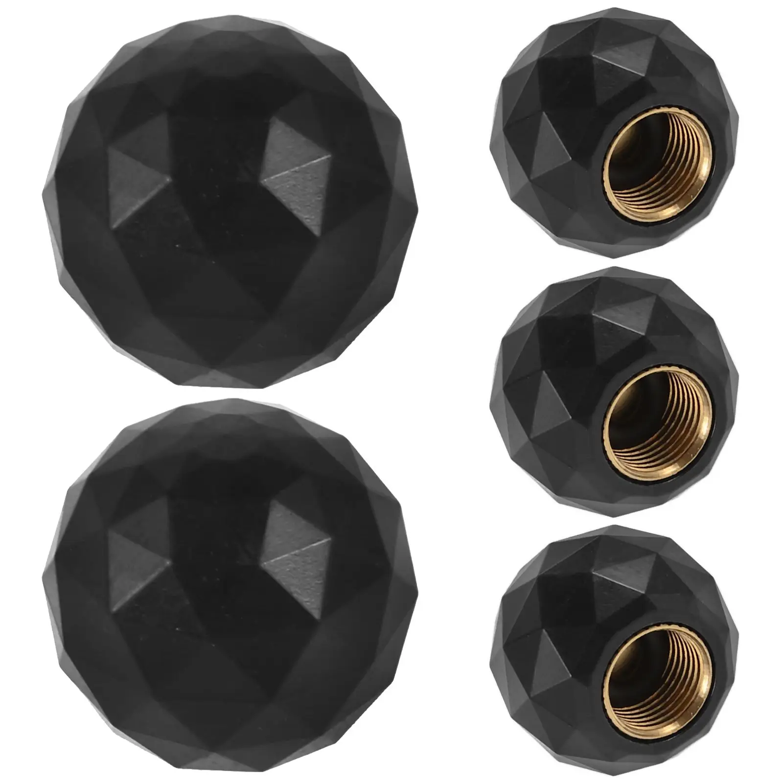 

5pcs Tire Valve Caps Lightweight Fine Workmanship Prevent Debris Compatible Cars Easy Installation tire valve