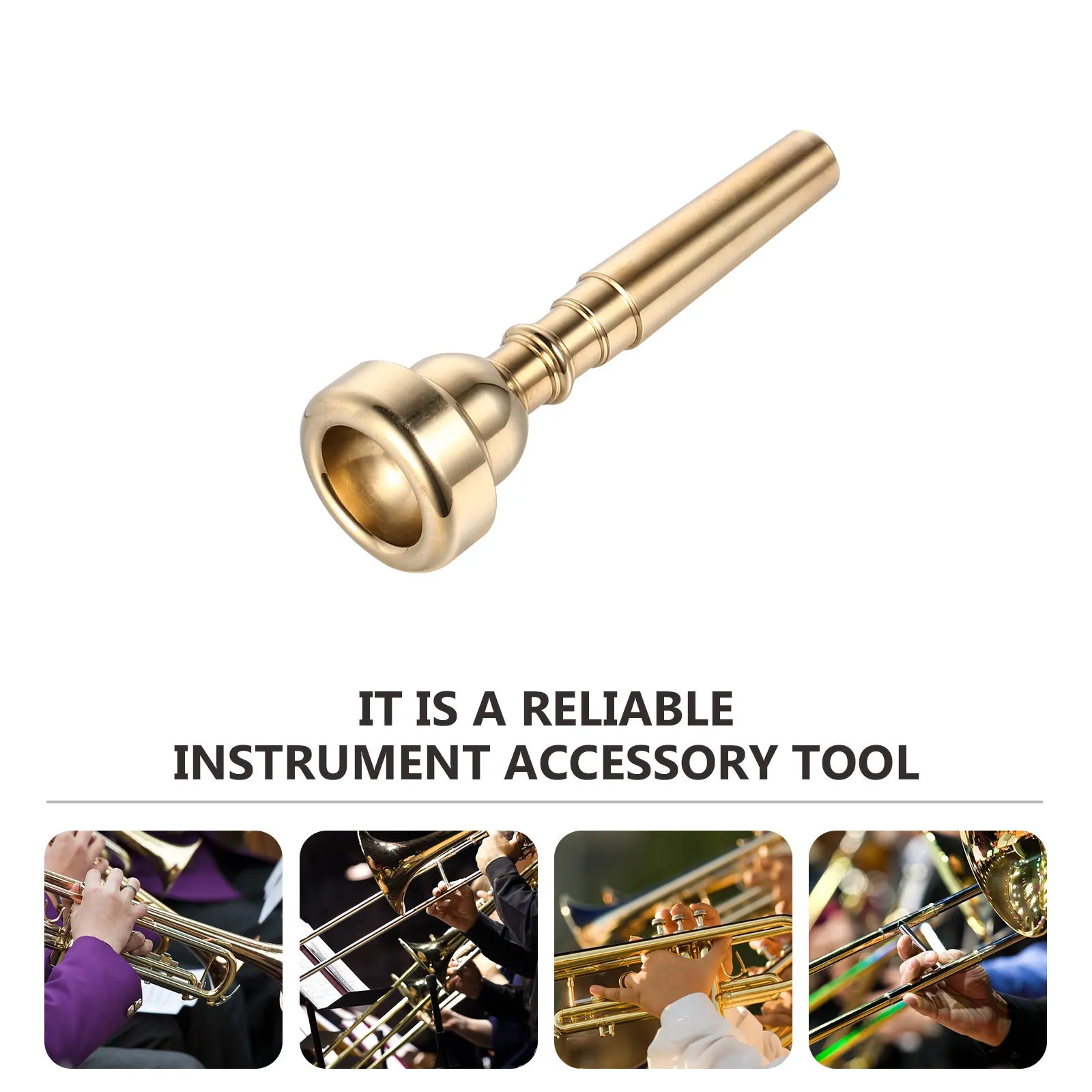 

Trumpet Mouth Instrument Accessory Gift for Trumpeter Replace Parts Practice 5C Copper Replacement