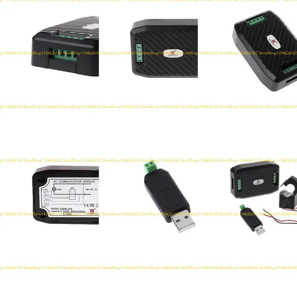 

Q2Q4 Current Power Factor Frequency Energy Tester Tools with Split CT&USB