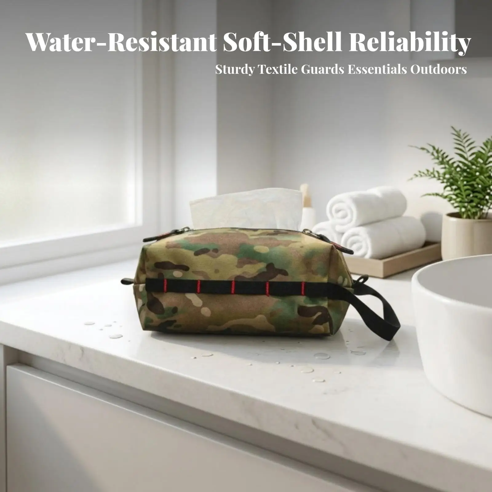 Outdoor Waterproof Tissue Holder Oxford Cloth Storage Bag Portable Hanging Pouch for Camping Travel Car for seat