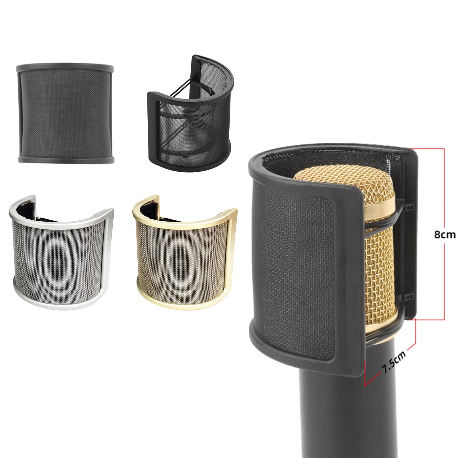 Universal Mic Pop Filter Professional Equipment U Shape for Videos