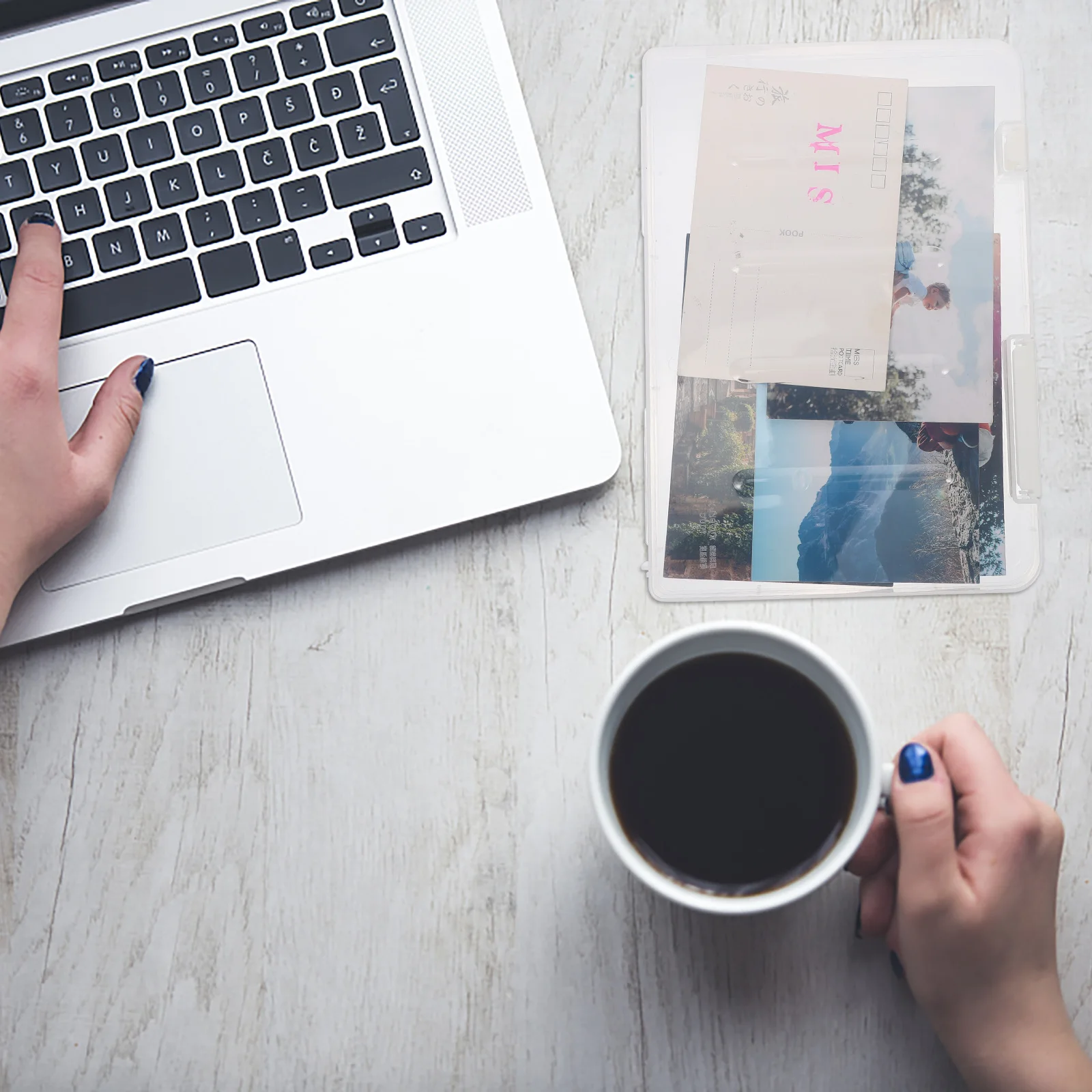 Plastic Storage Box for Office Supplies File Organizer Container Desk Paper Holder Archive Folder Document Case Storage Solution