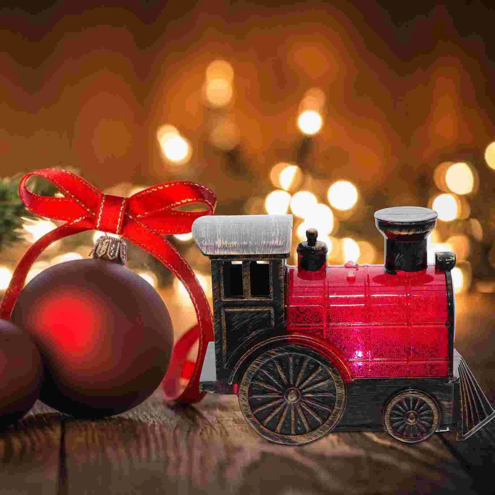 Christmas Train Child Decorations Number Toys Electronic Component Party Ornaments