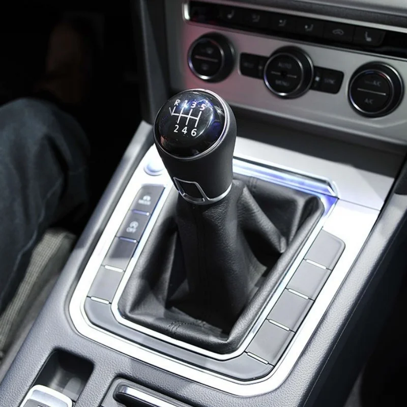 Manual LHD For Volkswagen VW Passat B8 2014-2019 Gear Shift Knob Lever Shifter Gaiter Boot Collar Case Car Styling Accessories