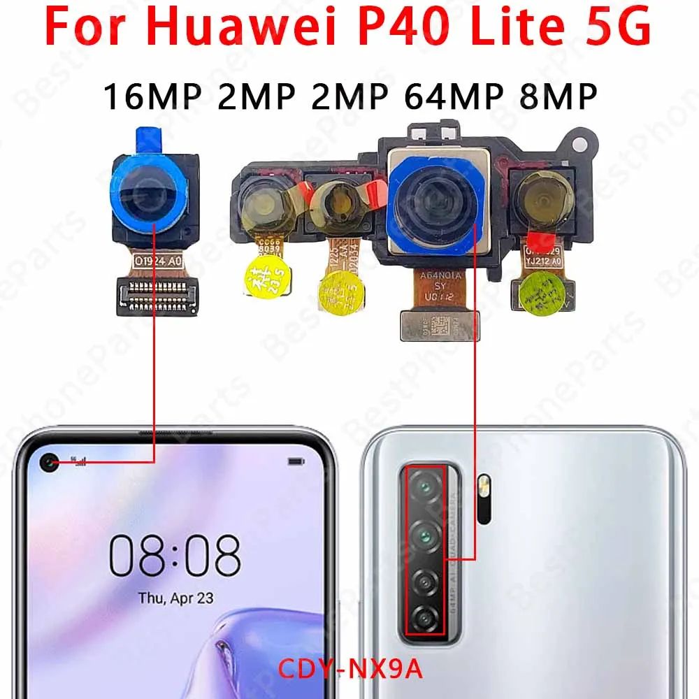 Front and Rear Camera Flex Cable for Huawei P40 Lite 5G