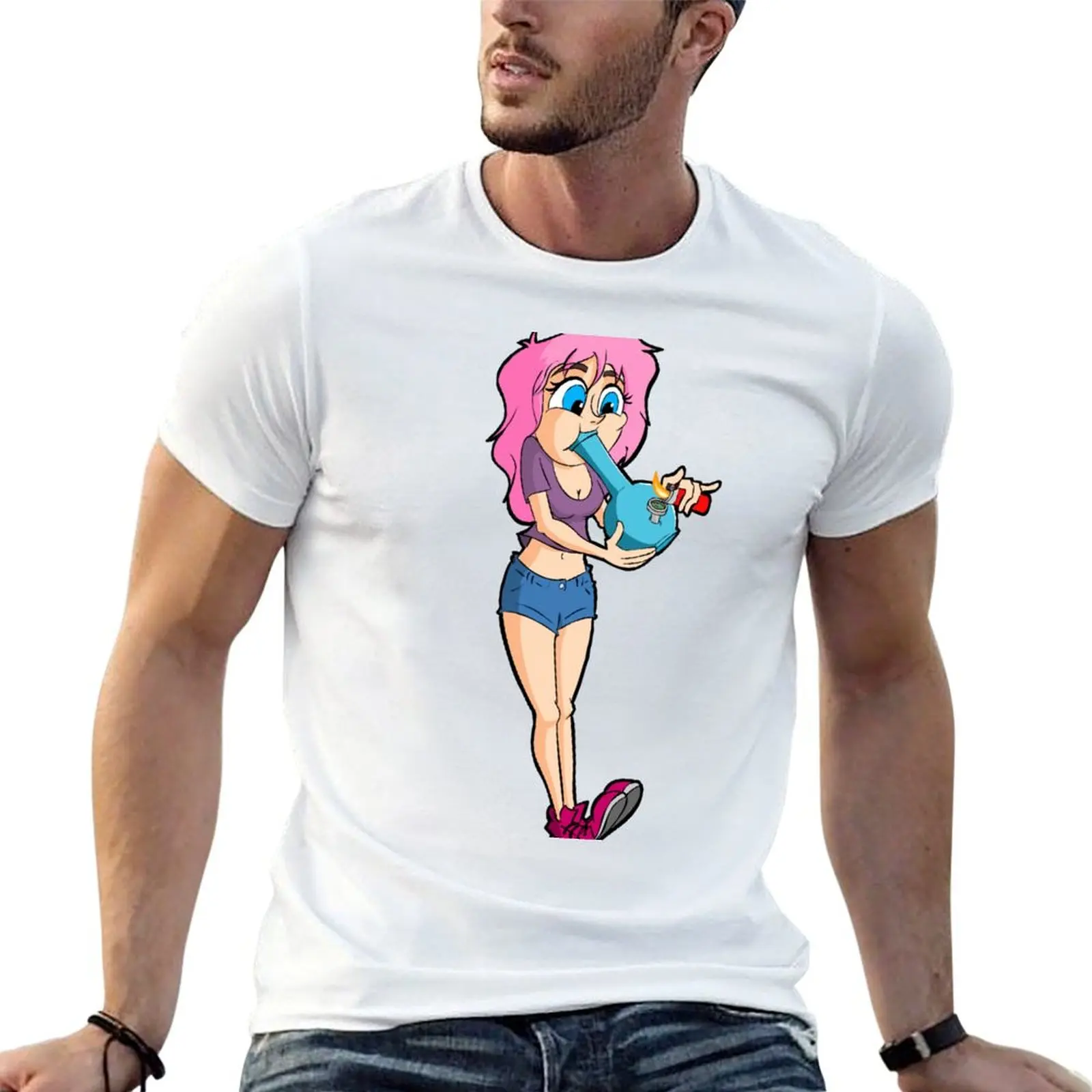 

t Girl shirts t shirts Bong funny man designer T-Shirt