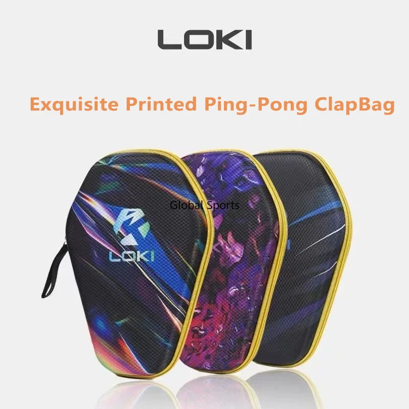 Original LOKI Table Tennis Racket Cover Sports Specific Racket Bag Hard Shell Storage Gourd Shaped Protective Cover