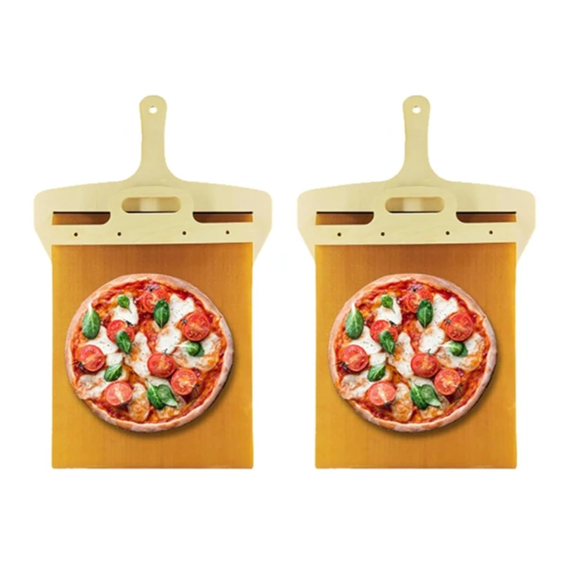 Sliding Pizza Shovel With Handle Sliding Pizza Shovel Wood Pizza Transfer Slider Pizza Peel Slider,Pizza Peel