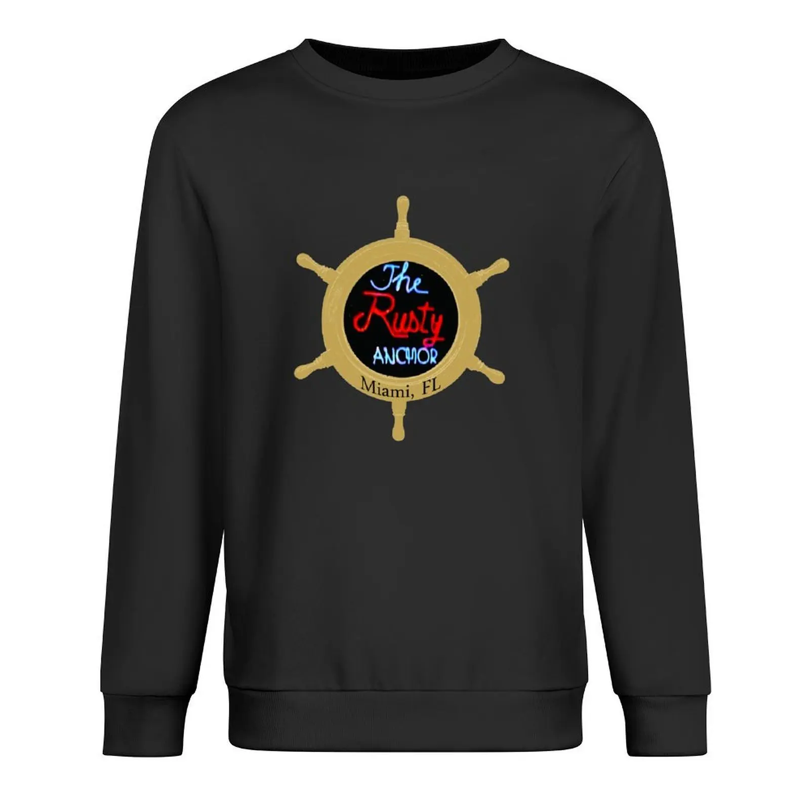 

The Rusty Anchor Pullover men's winter sweater graphic t shirts men korean clothes men wear pullover