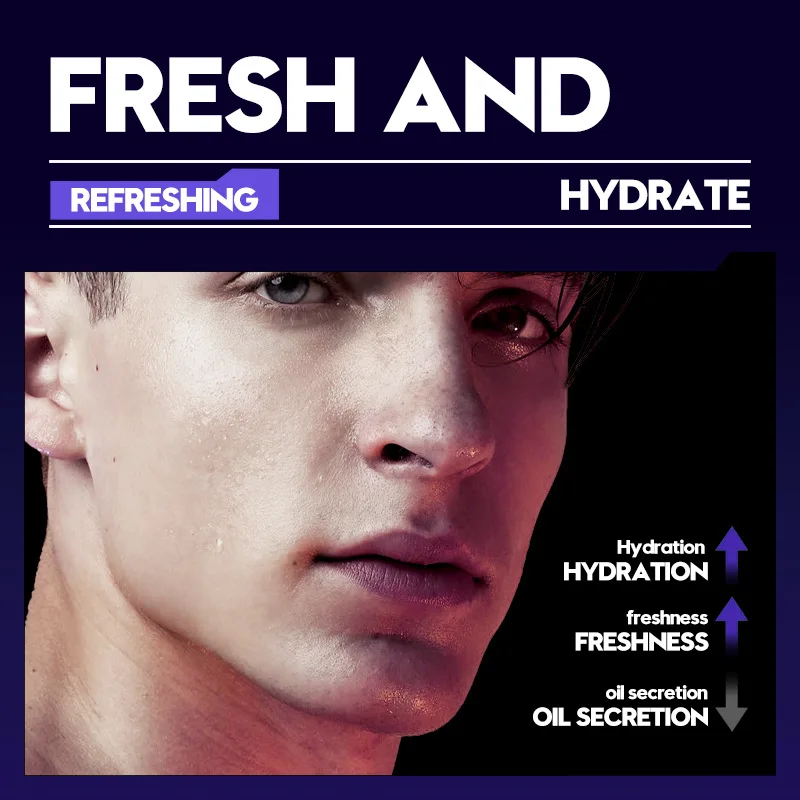 5 قطعة SADOER الرجال قناع الوجه المضادة للتجاعيد ترطيب النفط السيطرة مكافحة الشيخوخة ترطيب أقنعة الوجه ورقة قناع العناية بالبشرة