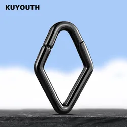​KUYOUTH Ear Expanders Weight Stretchers Gauges Magnet Stainless Steel Earring Piercing Jewelry 2PCS