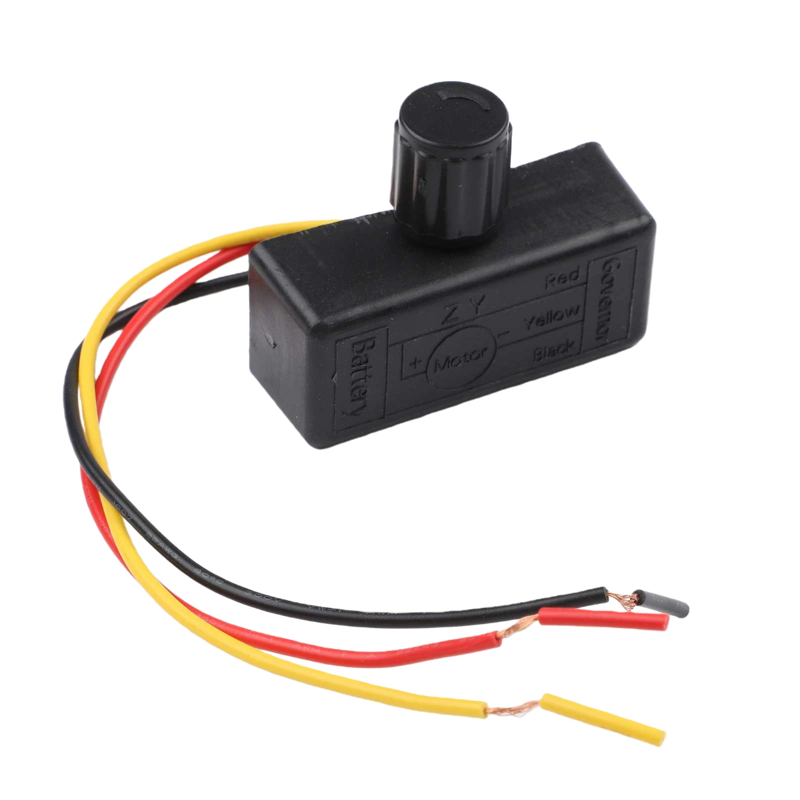 12V DC Motor Speed Controller with Smooth Electronic Stepless Knob for Fan Pump Lighting and Heating Plate Regulation
