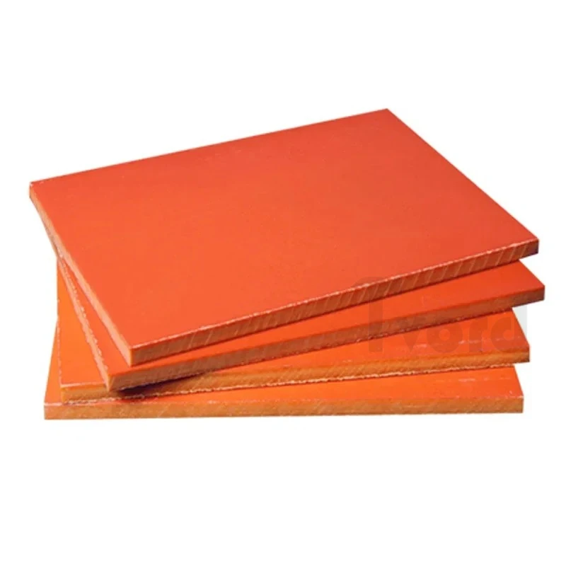 50-300mm Orange Red Bakelite Plate Insulation Phenolic Resin Bakelite Sheets Insulation and high