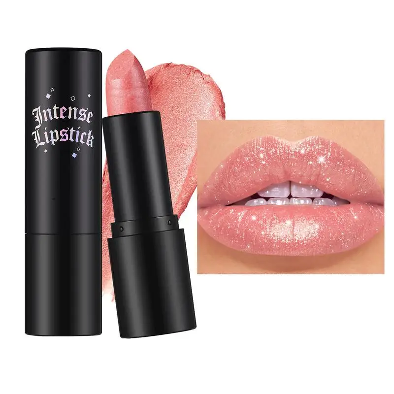 Abbagliante Glitter rossetto Goth rossetto Glitter perlescente rossetto Shimmer Lip Blam Diamond Lipstick Shimmer Shiny Lipgloss