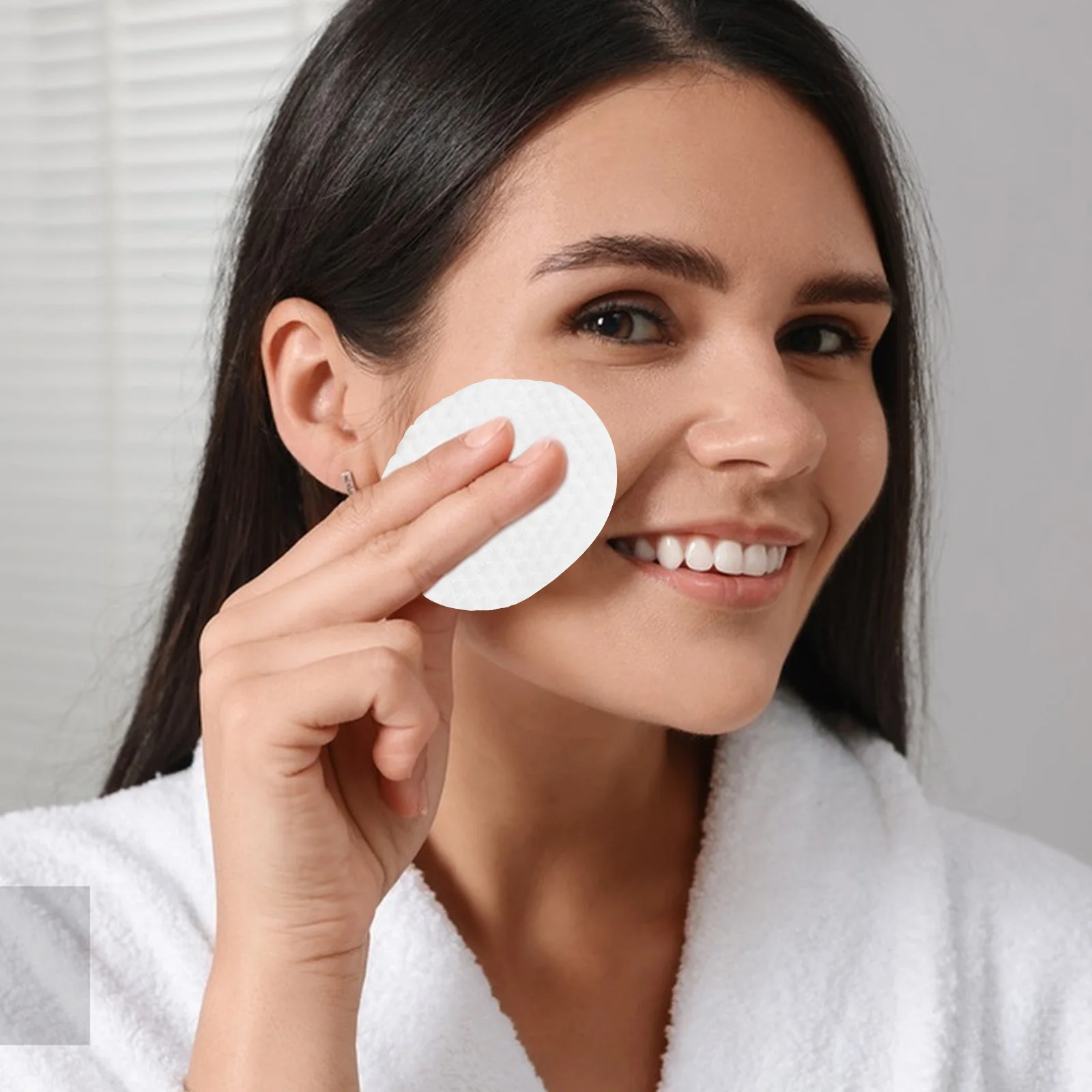 600개 소프트 메이크업 리무벌 패드 재사용 가능한 얼굴 클리너 일회용 패드 여행용 두꺼운 부드러운 페이셜 와이프