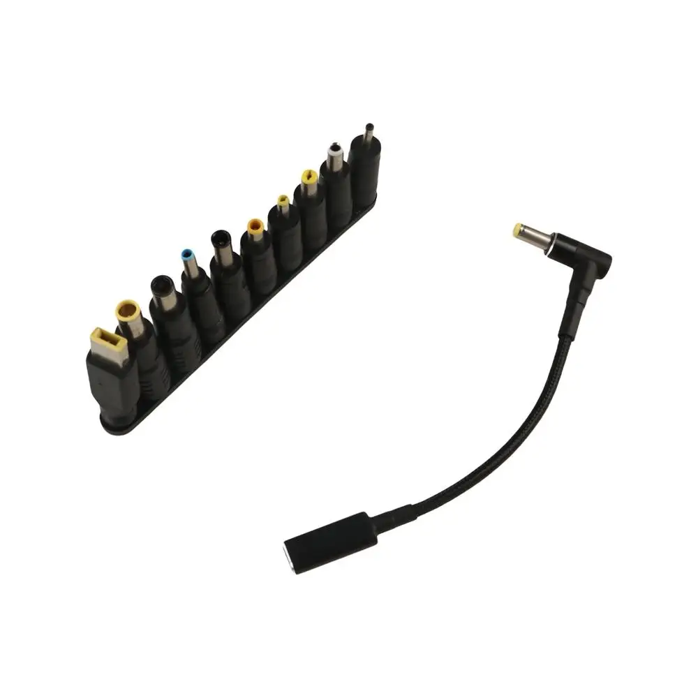 100W Laptop Charger Adapter 5.5x2.5mm Type C To Universal Notebook Charge Connector Poratble Dc Jack DC Power Adaptor Notebooks