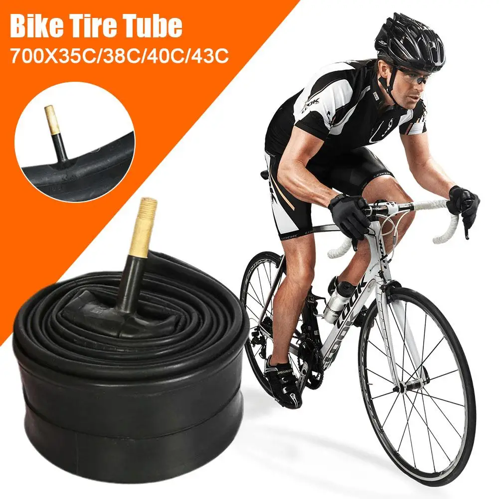 1PCS Bike Tire Tube 700X35C/38C/40C/43C Camera Bike Inner Tube With Valve 48mm For 700C Road Bicycle Inner Tyre Parts W2N2