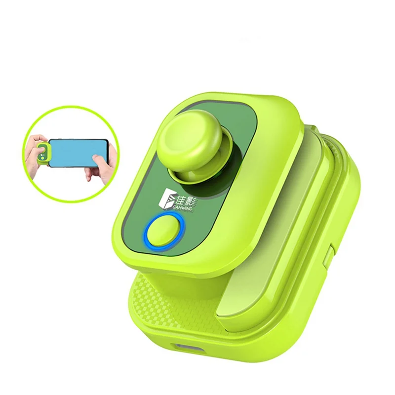 GAMWING Game Controller One-Hand Gamepad Phone Controller Wireless Bluetooth Gamepad for Smart Phone Gaming Controller,Green