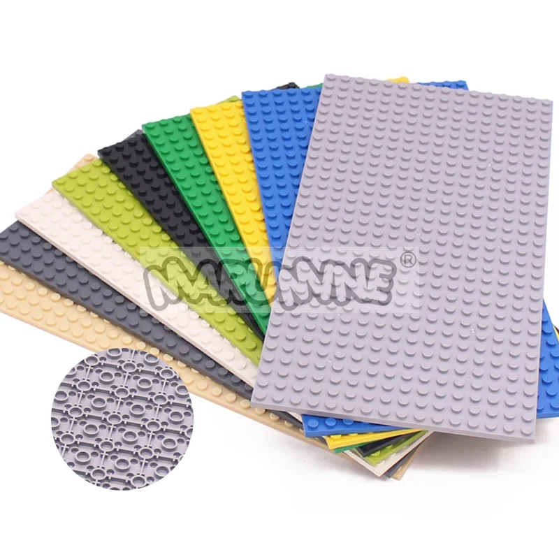 Marumine 4 pièces 16x32 plaque de Base Double face 3857 Compatible classique bloc de construction accessoires MOC modèle assemblage pièce de carte de Base