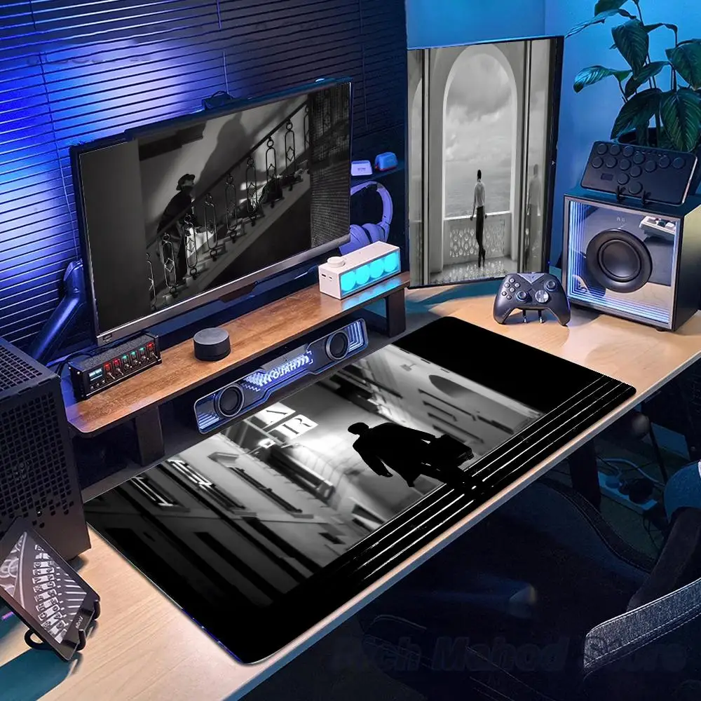 

Коврик для мыши RIPLEY, большой игровой коврик для мыши с защитой по краям, утолщенный коврик для компьютерной клавиатуры, настольный коврик