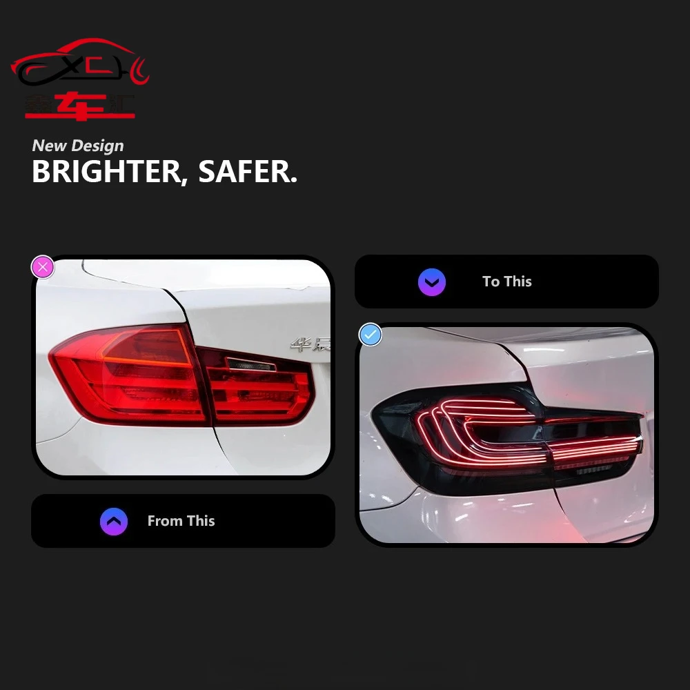 

Auto Parts For BMW F30 Taillight 2012-2019 F35 3D Rear Lamp 318i 320i 325i 330i 335i DRL Signal light Car Accesorios Modified