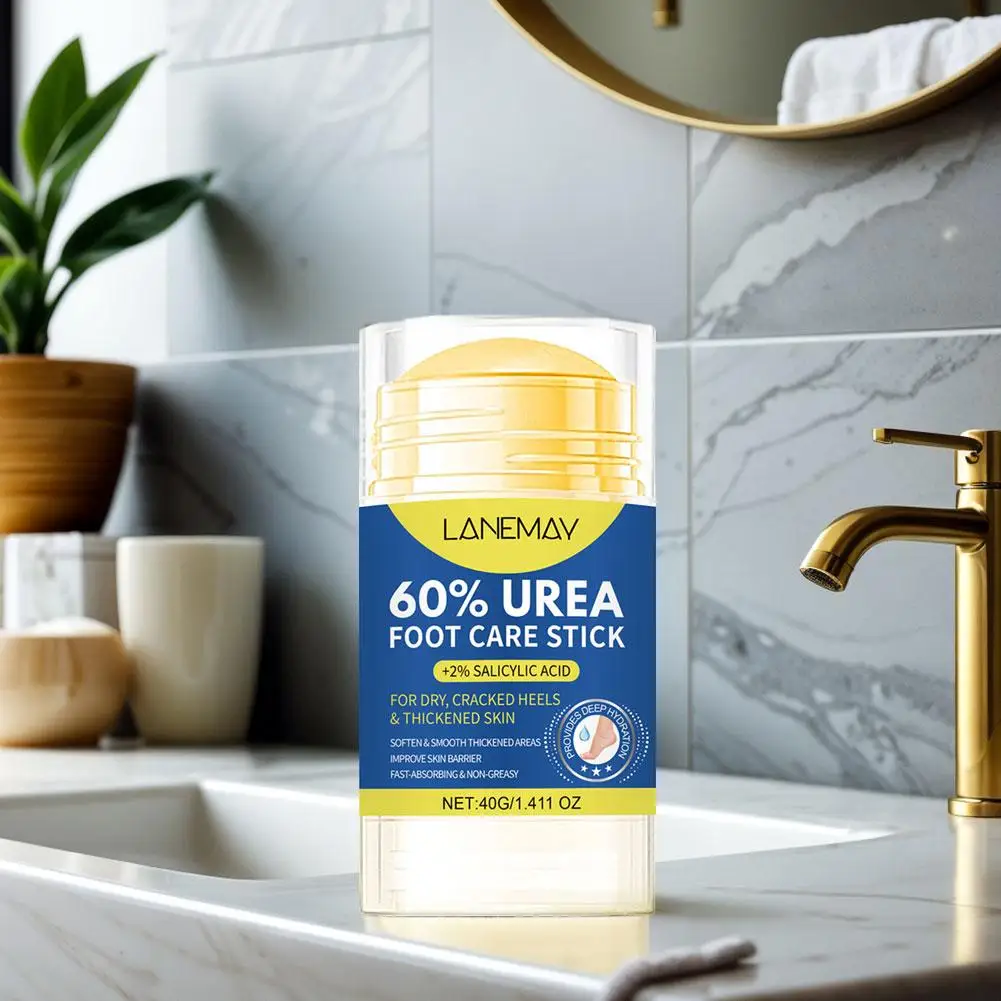 60% Urea Foot Care Cream Stick Anti-Dry Crack Repair Heel Callus Balm Non-Greasy Stick Intensive Fast Replenish Moisture view 5