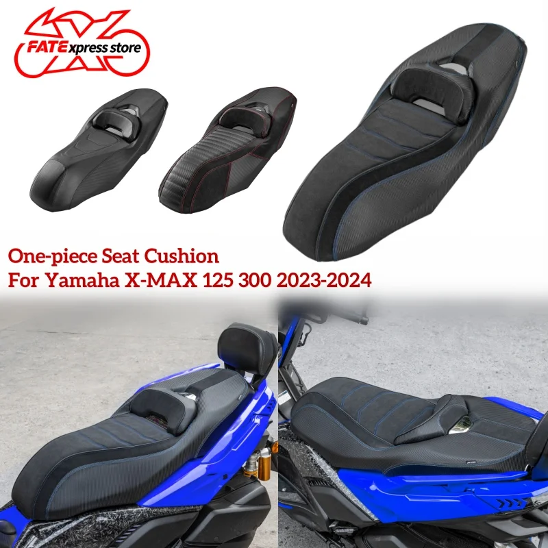 

One-piece Seat Front Rear Cushion Driver Passenger Complete Seat Pad For Yamaha XMAX125 XMAX300 X-MAX XMAX 125 300 2023-2024