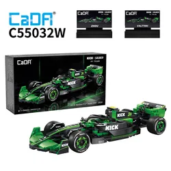 Cada MOC Sauber F1 Team C44 Formule 1 F1 Raceauto Nummer 24 Sportwagen Bouwstenen City KICK Auto Steentjes Speelgoed Feestdag Cadeaus