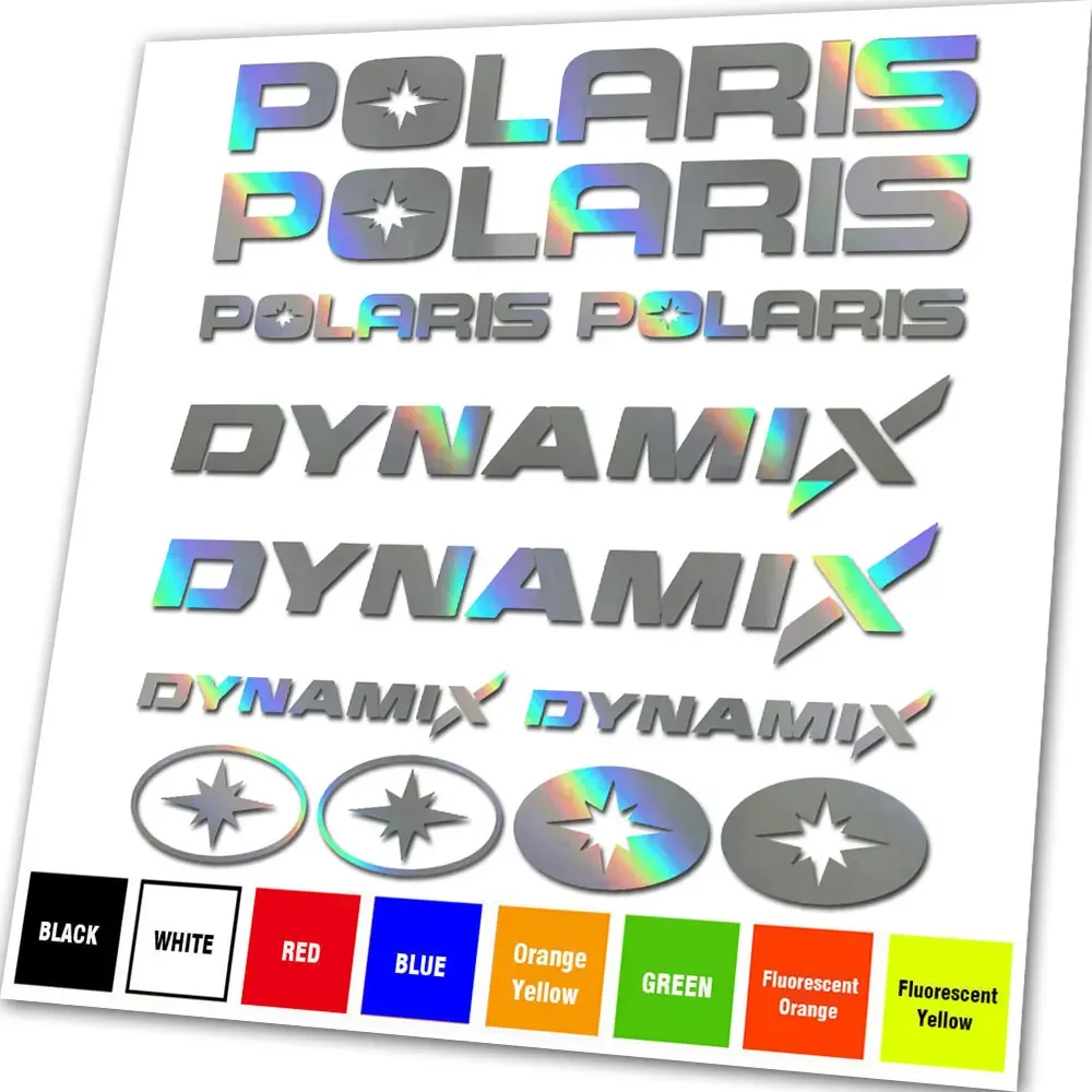 

Комплект для POLARIS RZR DYNAMIX 800 900 1000 XP НАКЛЕЙКА КОМАНДА (ушанный цвет)