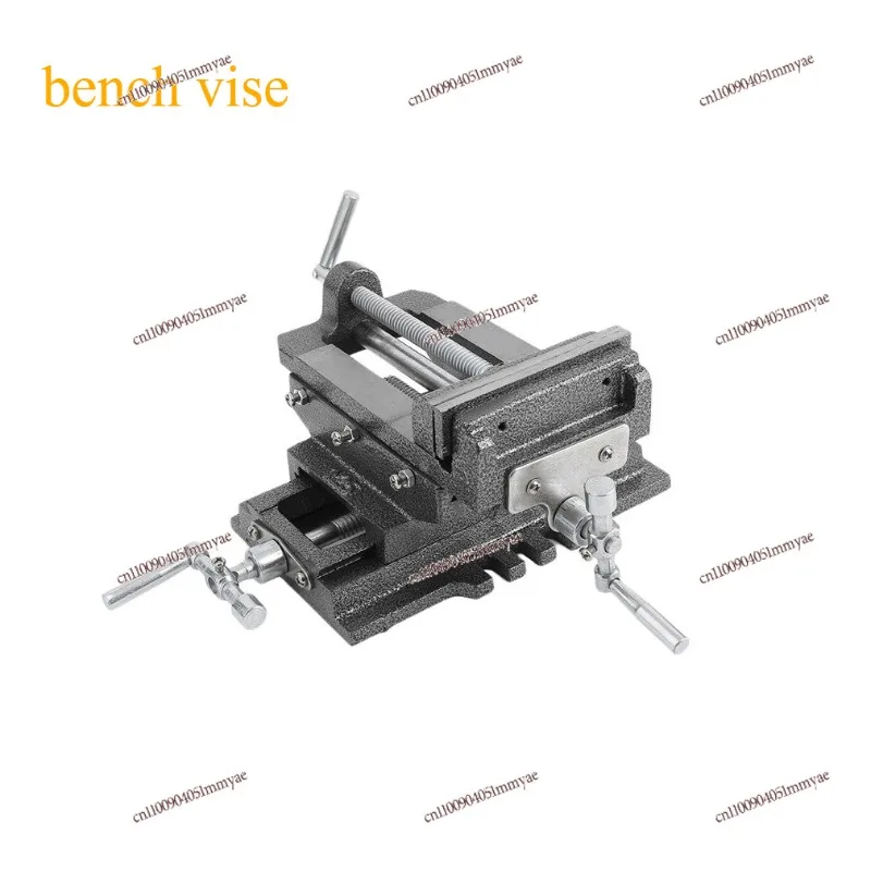 

3 Inch 4 Inch Bench Vise Drilling Machine Cross Flat Clamp Industrial Workbench Fixture