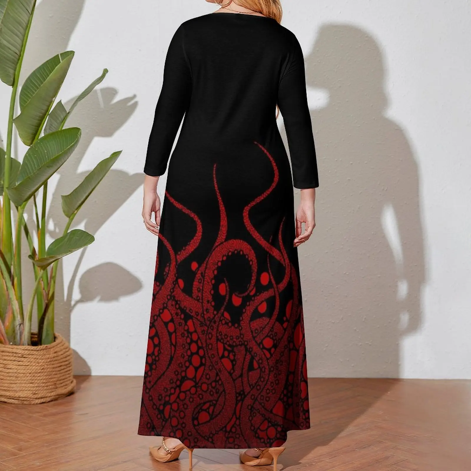 Robe de Bal Rouge à Manches sulfpour Femme Tenue d'Été, 2024