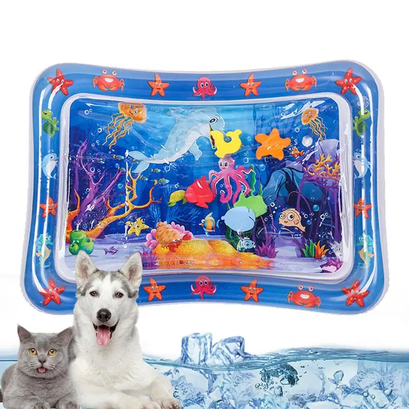 Baby Water Play Mat Inflatable Cushion PVC Infant TummyTime Toddler Water Pad For Kids Early Education Developing Activity Toys