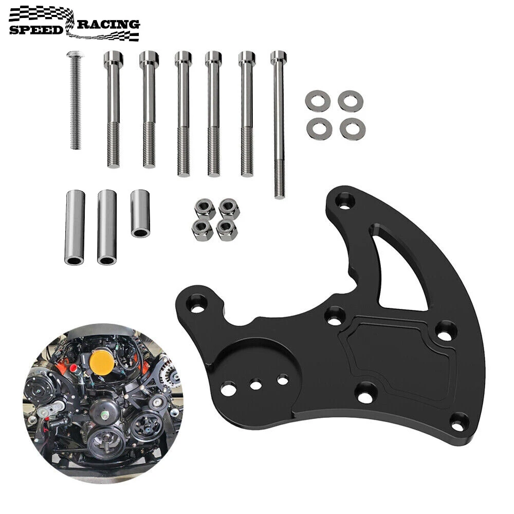 

LS R4 High Mount A/C Bracket 4.8L 5.3L 6.0L 6.2L Vortec Truck 1999-2013 for GM Factory R4 Compressor 1988-1995