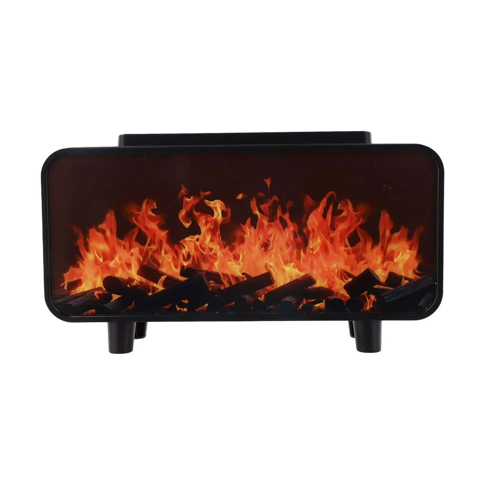 Diffusore di oli essenziali con umidificatore a effetto fiamma per caminetto e luci che cambiano colore Funzionamento silenzioso per la casa